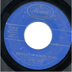 Jivin' Gene & The Jokers Breaking Up Is Hard To Do USED VINYL 7INCH 45 RPM REISSUE STYRENE