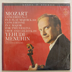 Wolfgang Amadeus Mozart / Yehudi Menuhin / Bath Festival Chamber Orchestra Mozart Violin Concertos Vinyl LP USED