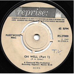 Fleetwood Mac Oh Well (Part 1) USED VINYL 7INCH 45 RPM SINGLE