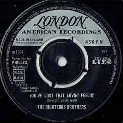 The Righteous Brothers You've Lost That Lovin' Feelin' VINYL 7" USED