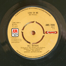 Bill Withers Lean On Me USED VINYL 7INCH SINGLE