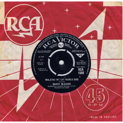 Barry McGuire Walking My Cat Named Dog USED VINYL 7INCH 45 RPM SINGLE