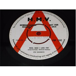 Kyu Sakamoto Rose, Rose I Love You / Sayonara Tokyo Vinyl 7" USED