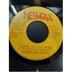 Farrell And Farrell You're The Heart Of Me USED VINYL 7INCH 45 RPM PROMO STEREO
