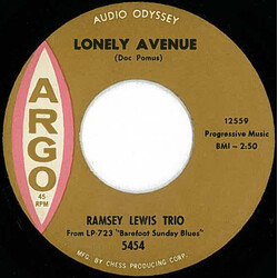 The Ramsey Lewis Trio Lonely Avenue / Come On Baby Vinyl 7" USED