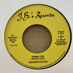 Richard Caiton Thank You / Where Is The Love Vinyl 7" USED