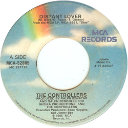 The Controllers (2) Distant Lover Vinyl 7" USED