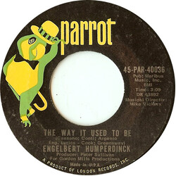 Engelbert Humperdinck The Way It Used To Be / A Good Thing Going VINYL 7" USED