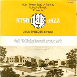 North Texas Lab Bands / Leon Breeden Fall '69 Big Band Concert Vinyl LP USED