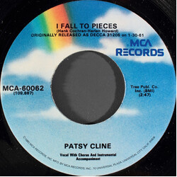 Patsy Cline I Fall To Pieces Vinyl 7" USED