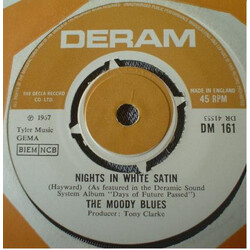 The Moody Blues Nights In White Satin VINYL 7" USED