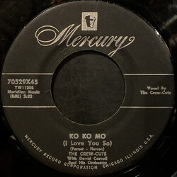 The Crew Cuts Ko Ko Mo / Earth Angel Vinyl 7" USED