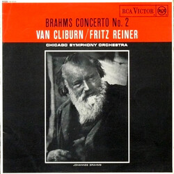 Johannes Brahms / Van Cliburn / Fritz Reiner / The Chicago Symphony Orchestra Brahms Concerto No. 2 Vinyl LP USED
