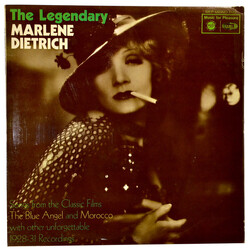 Marlene Dietrich The Legendary Marlene Dietrich Vinyl LP USED