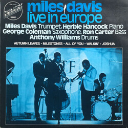 Miles Davis Live In Europe Vinyl LP USED