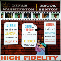 Dinah Washington / Brook Benton The Two Of Us Vinyl LP USED