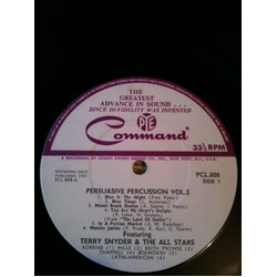 Terry Snyder And The All Stars Persuasive Percussion Volume 2 Vinyl LP USED