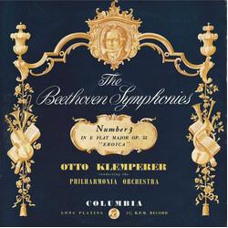 Ludwig Van Beethoven / Otto Klemperer / Philharmonia Orchestra Symphony No. 3 In E Flat Major Op. 55 "Eroica" Vinyl LP USED