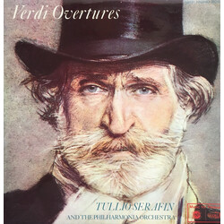 Tullio Serafin / Philharmonia Orchestra / The Royal Philharmonic Orchestra Verdi Overtures Vinyl LP USED