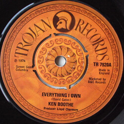 Ken Boothe Everything I Own USED VINYL 7INCH 45 RPM SINGLE