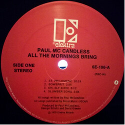 Paul McCandless All The Mornings Bring Vinyl LP USED