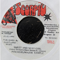 Pinchers / Major Sample / Danny Marshall Sweet And Sexy Girl Vinyl 7" USED