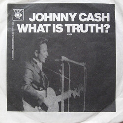 Johnny Cash What Is Truth USED VINYL 7INCH 45 RPM SINGLE