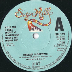 Melle Mel / Duke Bootee Message II (Survival) USED VINYL 7INCH 45 RPM SINGLE