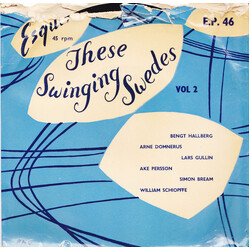 Bengt Hallberg And His Swedish All Stars These Swinging Swedes Vol. 2 Vinyl 7" USED