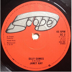 Janet Kay Silly Games USED VINYL 7INCH 45 RPM STEREO