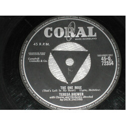 Teresa Brewer The One Rose (That's Left In My Heart) / Satellite USED VINYL 7INCH 45 RPM SINGLE