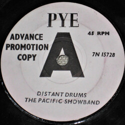 The Pacific Showband Distant Drums USED VINYL 7INCH 45 RPM PROMO