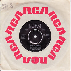 David Bowie Life On Mars / The Man Who Sold The World USED VINYL 7INCH 45 RPM SINGLE REISSUE