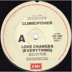 Climie Fisher Love Changes (Everything) USED VINYL 7INCH 45 RPM