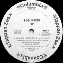 Bob James H Vinyl LP USED