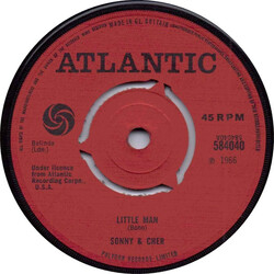 Sonny & Cher Little Man VINYL 7" USED