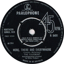 The Fourmost Here, There And Everywhere USED VINYL 7INCH 45 RPM SINGLE