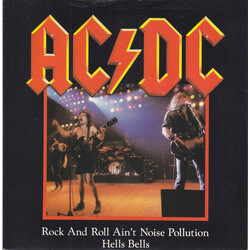 AC/DC Rock And Roll Ain't Noise Pollution USED VINYL 7INCH 45 RPM SINGLE