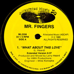 Mr. Fingers What About This Love VINYL 12" USED