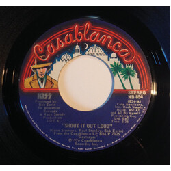 Kiss Shout It Out Loud USED VINYL 7INCH 45 RPM SINGLE STYRENE