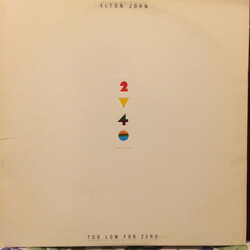 Elton John Too Low For Zero Vinyl LP USED