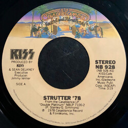 Kiss Strutter '78 USED VINYL 7INCH 45 RPM SINGLE STEREO