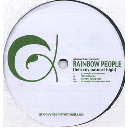 Groovylizer / Rainbow People He's My Natural High USED VINYL 12INCH 33 S RPM