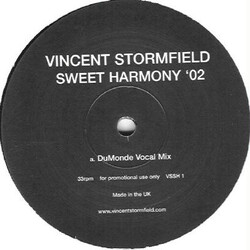 Vincent Stormfield Sweet Harmony '02 VINYL 12" USED