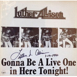 Luther Allison Gonna Be A Live One In Here Tonight! Vinyl LP USED