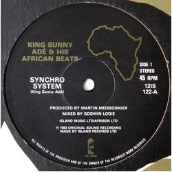 King Sunny Ade & His African Beats Synchro System VINYL 12" USED