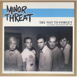 Minor Threat Try Not To Forget Vinyl LP USED