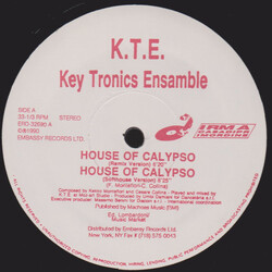 Key Tronics Ensemble House Of Calypso USED VINYL 12INCH 33 S RPM