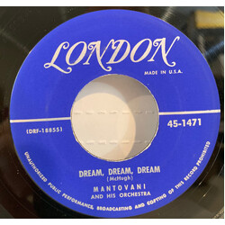Mantovani And His Orchestra Dream, Dream, Dream USED VINYL 45 RPM 7INCH SINGLE