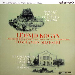Felix Mendelssohn-Bartholdy / Wolfgang Amadeus Mozart / Leonid Kogan / Orchestre De La Société Des Concerts Du Conservatoire / Constantin Silvestri Vi